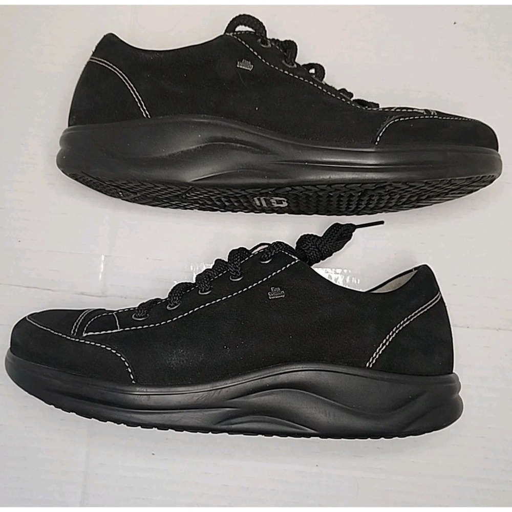 FinnComfort‎ Ikebukuro Black Soho Lace Up Shoes Women's UK5.5 US8 Germany - Picture 4 of 8